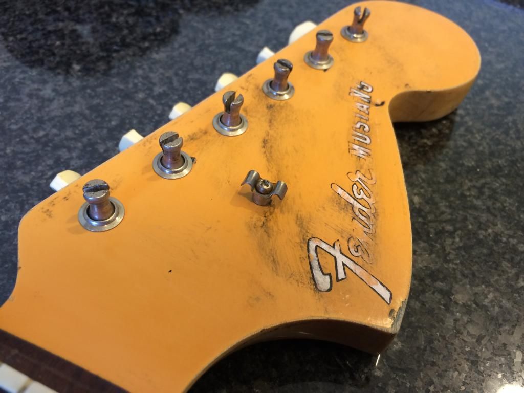 Fender 69 mustangs Headstock decals